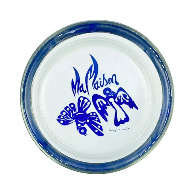Vintage Ma Maison Los Angeles Restaurant Glass Ashtray For Sale In Washington DC - Image 6 of 13