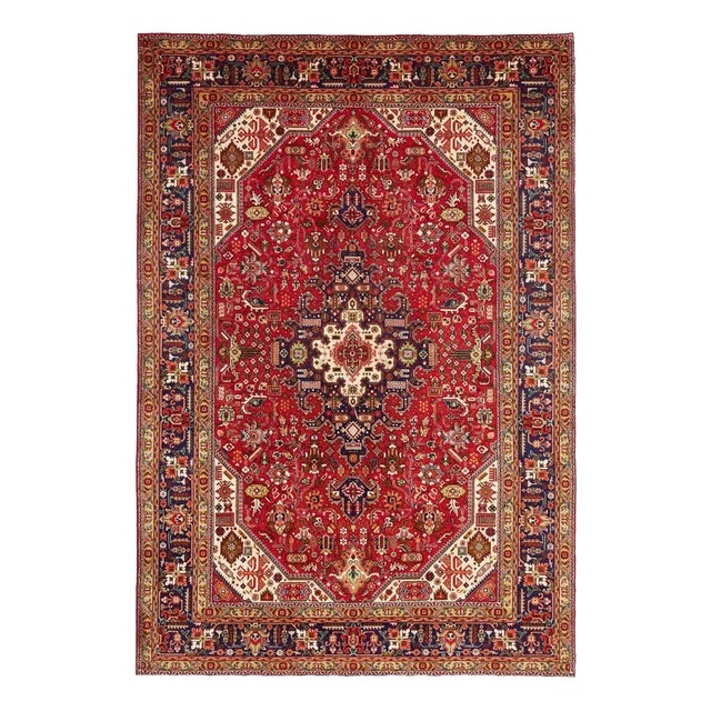 Middle Eastern Hand-Knotted Rug For Sale