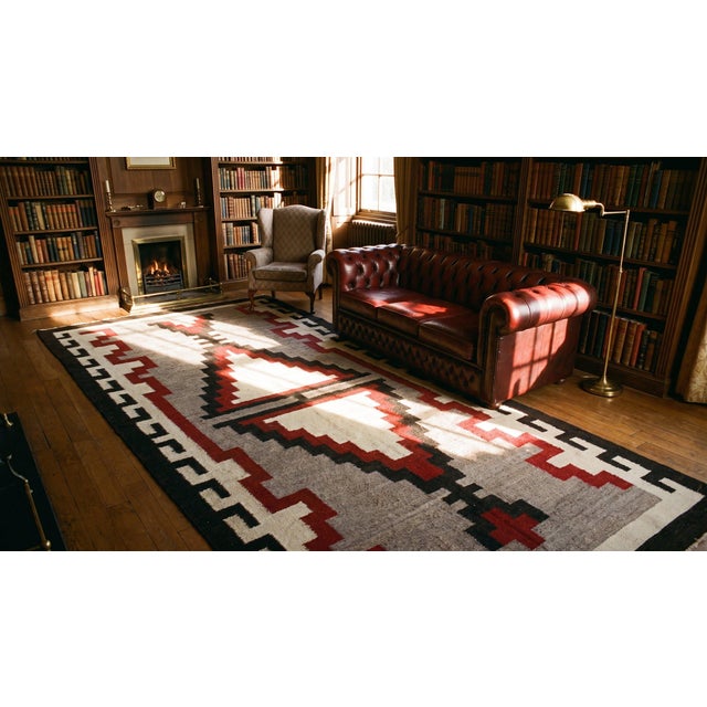 1930s American Navajo Carpet For Sale - Image 11 of 12