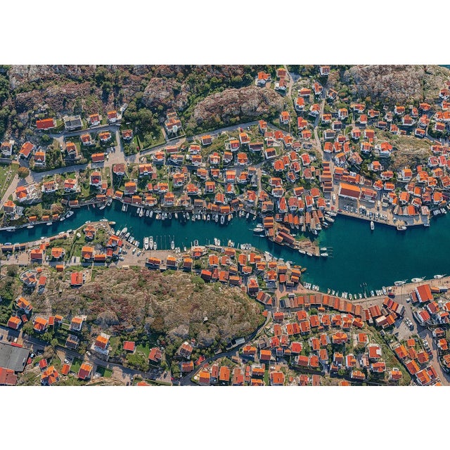 Green Bernhard Lang, AV_Archipelago_005 Aerial View, 2025, Print For Sale - Image 8 of 8