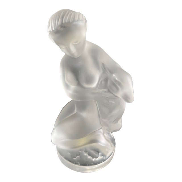 1980s Lalique Nude Figure For Sale