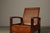 Mid-Century Architectural Teak Lounge Chair with Cane Seat, 1950s For Sale - Image 13 of 16