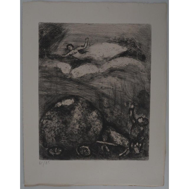 Marc Chagall, The Mired Carter, Original Engraving For Sale - Image 5 of 5