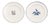 19th Century Earthenware Plates, Viana, Set of 2 For Sale