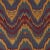 Stylish and substantial, this richly colored cotton epingle is a dramatic take on a traditional flame stitch and is...
