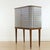 Vintage Scandinavian Modern Bar Cabinet in Mahogany with Black and White Graphic Pattern, Sweden, 1940s For Sale - Image 9 of 12
