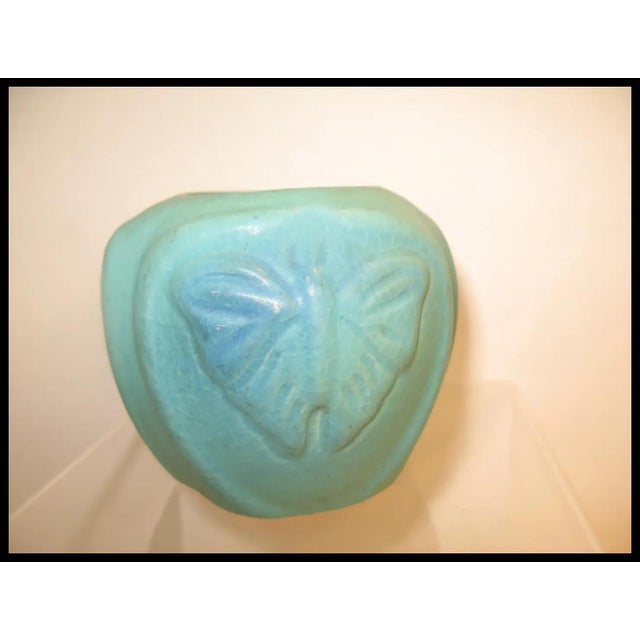 1920s Van Briggle Butterfly Vase Art Deco For Sale - Image 10 of 12