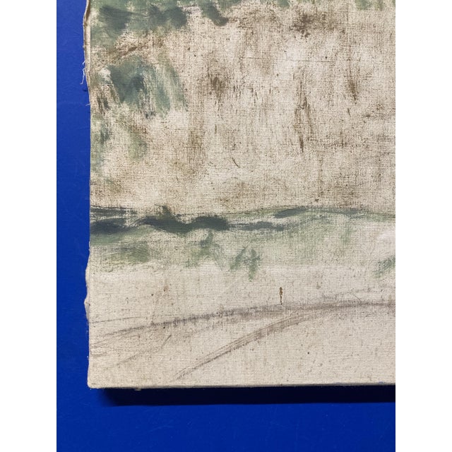 Marthe ORANT (Poissy 1874 - Paris 1957) Landscape with bell tower Oil on canvas Bears the stamp of the workshop sale by...