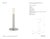 Kelly Wearstler by Visual Comfort Signature Rousseau 10" Rechargeable Accent Lamp in Polished Nickel with Etched Crystal...