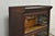 Early 20th Century Antique Mahogany 4 Section Barrister Bookcase Glass Door Stacking Lawyer Cabinet For Sale - Image 5 of 16