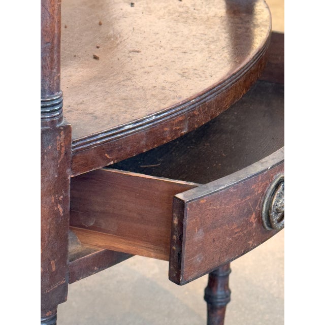 Traditional 19th Century Demi Lune Console For Sale - Image 3 of 12