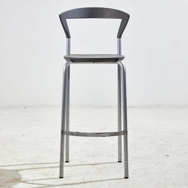 Set of Opus Bar Stools by Pelikan Design for Bent Krogh For Sale - Image 6 of 18