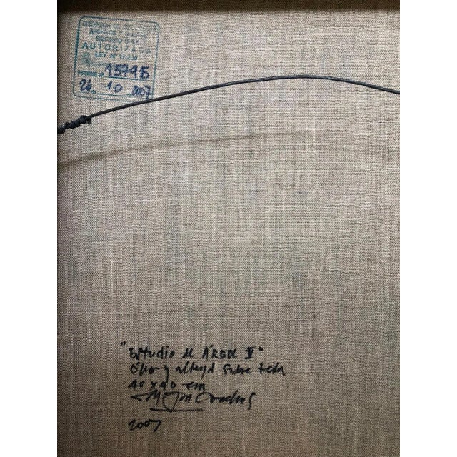 Early 21st Century Tree, Arbol V, Abstract Landscape Painting, Contemporary Framed, Oil on Linen, 2007 For Sale - Image 5 of 6