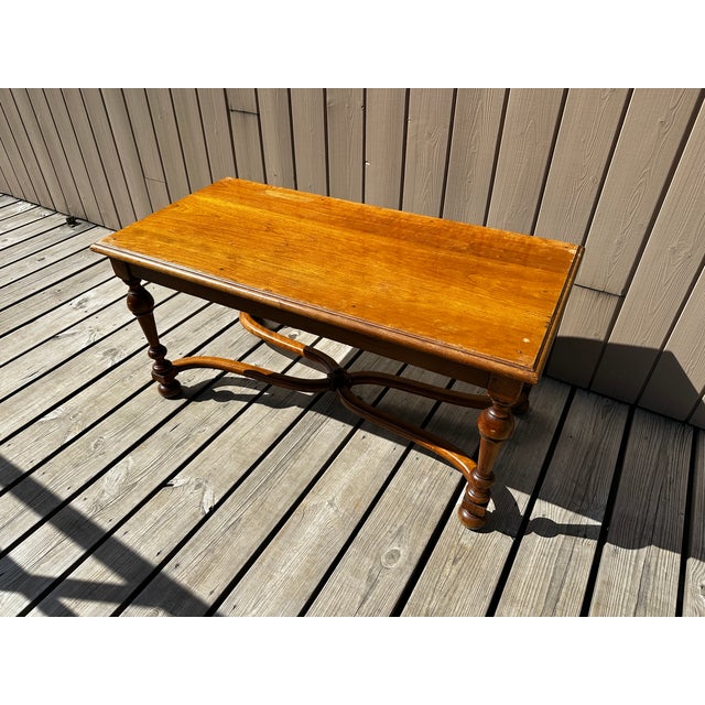 Wood Coffee Table by André Mailfert, 1940s For Sale - Image 7 of 15