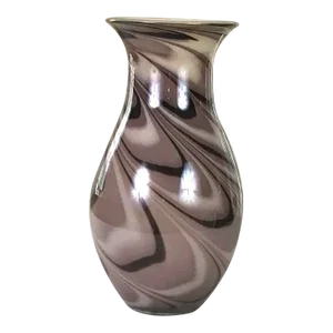 Vintage 1970s Hand Blown Large Vase