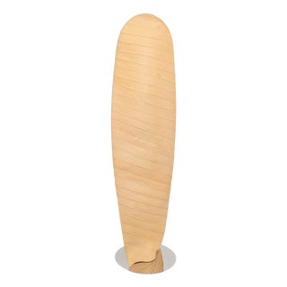 Modern Wooden Wing Floor Lamp from Gamma Delta Group SRL Padova, Italy, 1990s For Sale