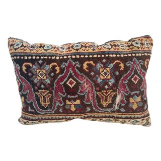 Pillow With Antique Rug For Sale
