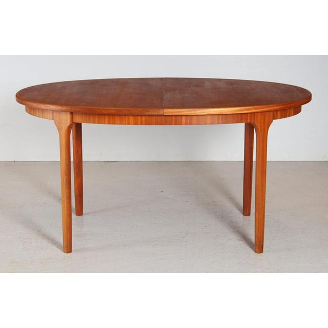 Mid-Century Oval Extending Teak Dining Table by McIntosh, 1960s For Sale - Image 15 of 15