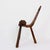 French Wooden Carved Tripod Chair For Sale - Image 4 of 14