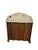 Antique Victorian Eastlake Walnut Marble Top Washstand With Carved Acorn Pulls, Circa 1880s For Sale - Image 10 of 11