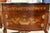 Early 20th Century Louis XV Style Demi Lune Marquetry Commode With Marble Top For Sale In Tampa - Image 6 of 12