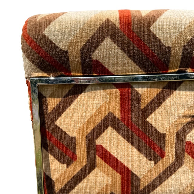 Milo Baughman 1970s Cal-Style Thin Line Metal Dining or Game Chairs, Set of Four After Milo Baughman For Sale - Image 4 of 12