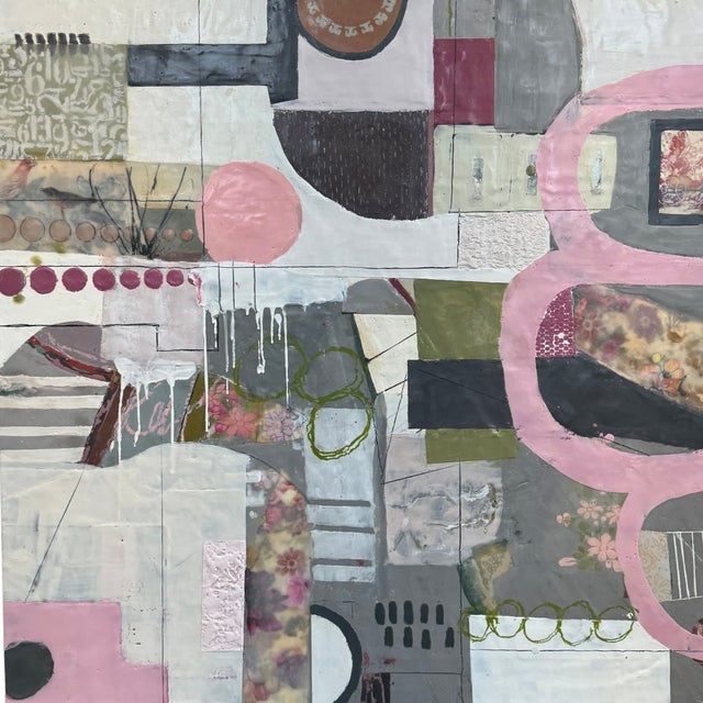 Passages - Unbound by Therese Cook Encaustic on wood, 36" x 36"