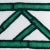Mid-Century Modern Sample - Schumacher X David Kaihoi Bamboo Trellis Tape in Green For Sale - Image 3 of 4