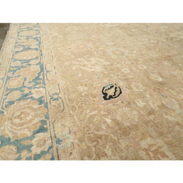 Rustic Galerie Shabab Collection Early 20th Century Persian Tabriz Room Size Carpet For Sale - Image 3 of 8