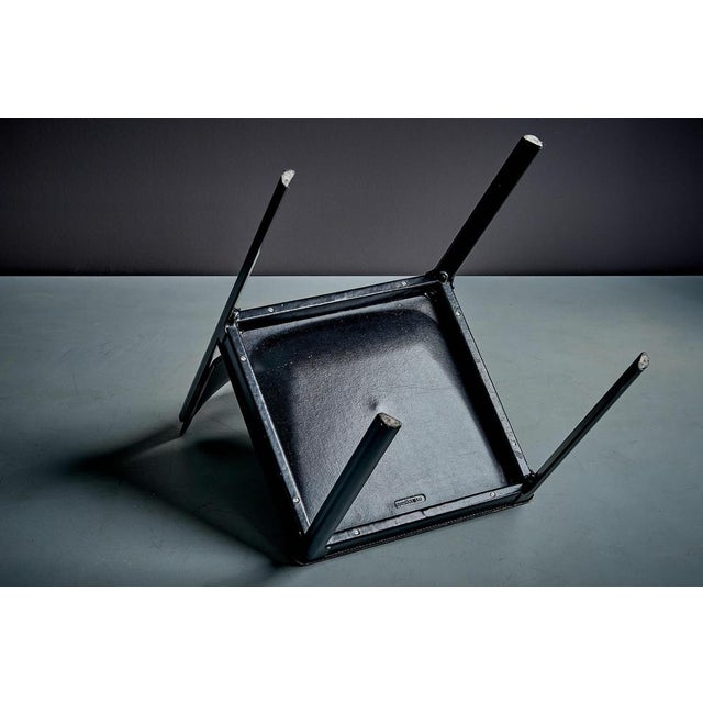 Black Leather Chairs by Tito Agnoli for Matteo Grassi, Italy, 1980s, Set of 2 For Sale - Image 9 of 15