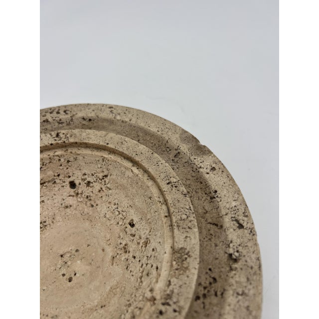 1970s Mid-Century Travertine Catch-All Tray by Cerri Nestore, Italy, 1970s For Sale - Image 5 of 6