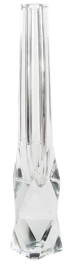 Postmodern Crystal Vase attributed to for Zelezny Brod Glassworks, Former Czechoslovakia, 1950s