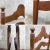 Pair of Early 20th Century Patinated Ladder Back Chairs For Sale In Los Angeles - Image 6 of 7