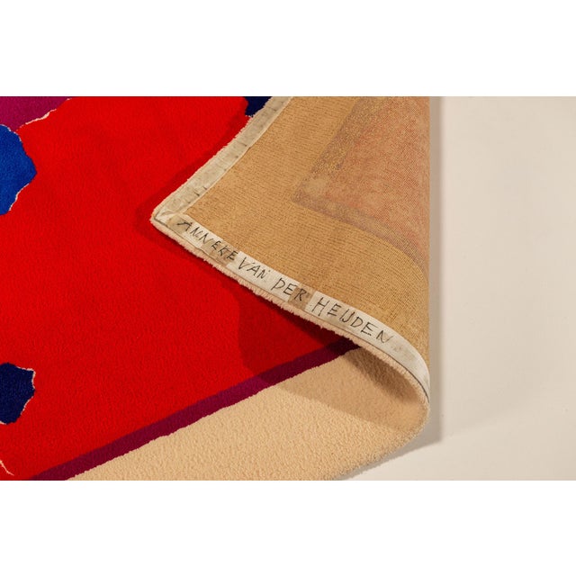 Large Wall Tapestry by Anneke Van Der Heijden, 1980s For Sale - Image 10 of 14