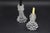 Glass Set of 2 Candle Holder in Murano Rostrato Glass by Barovier E Toso, 1950 For Sale - Image 7 of 10