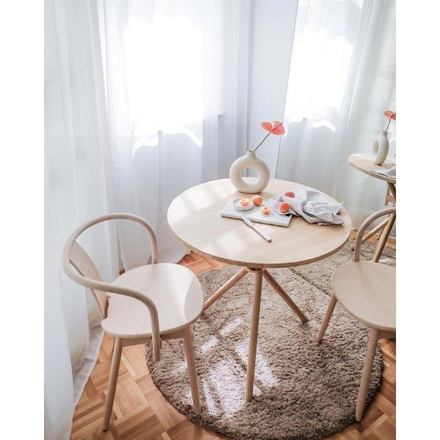 Aldric Light Oak Café Table by Eberhart Furniture For Sale - Image 13 of 15