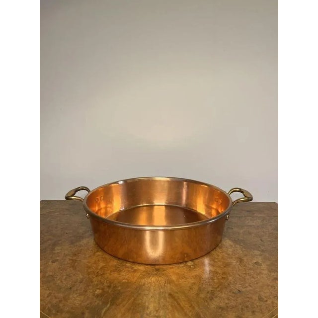 Large George III Copper Pan, 1800s For Sale - Image 4 of 6