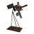 Mid 20th Century Expressionist Abstract Brutalist Sculpture, Welded Steel, 16” High For Sale