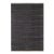 Dash & Albert by Annie Selke Herringbone Black Woven Cotton Rug, 6' x 9' For Sale