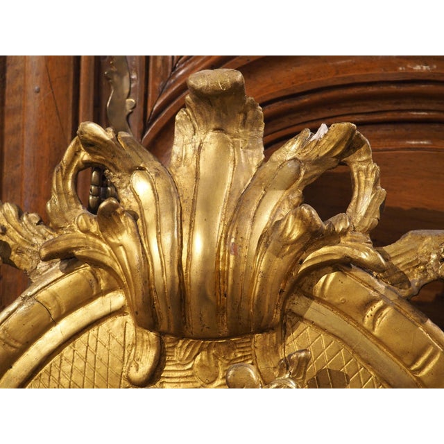 Wood Period French Regence Giltwood Mirror, Circa 1720 For Sale - Image 7 of 18