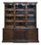 18th Century English Glazed Mahogany Bookcase For Sale