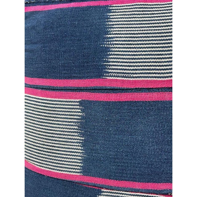 Traditional Baule Cloth Cushion For Sale - Image 3 of 4