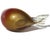Ruby Red Murano Vintage Ruby Red Copper Aventurine Gold Flecks Italian Art Glass Bird Figurine Sculpture For Sale - Image 8 of 8