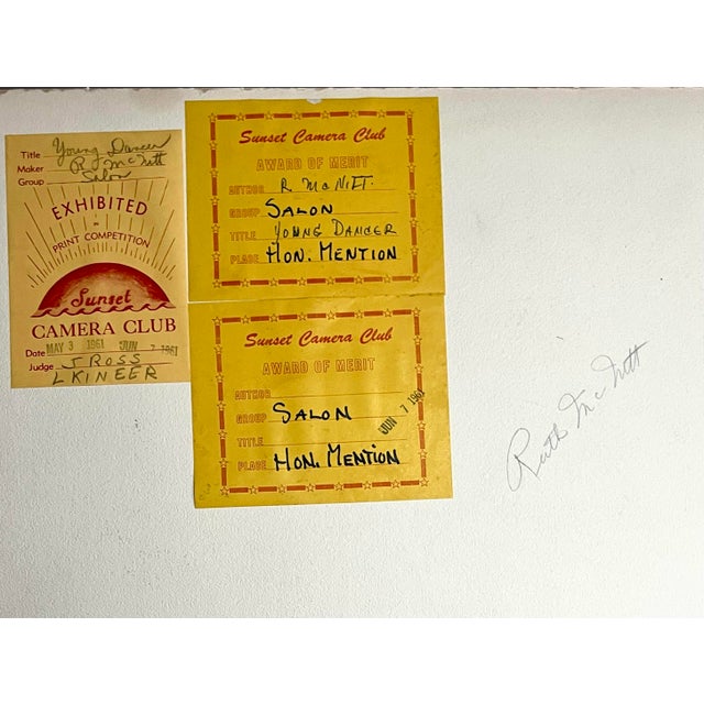 1960s Mid Century Photography “The Young Ballerina” by Ruth McNutt 9' X 16' For Sale - Image 5 of 7