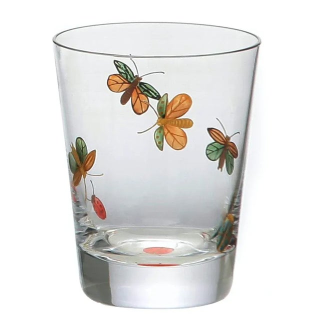 Not Yet Made - Made To Order ARTEL Fly Fusion Painted Collection Set of Single Old Fashioned Glasses For Sale - Image 5 of 8