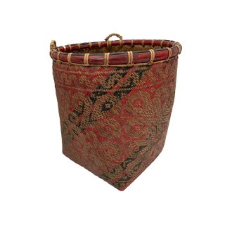 1960s Old Indonesian Sulawesi Basket For Sale
