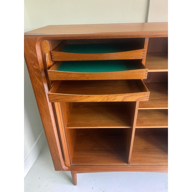 Vintage Danish Teak Highboard from Bernhard Pedersen & Søn, 1960s For Sale - Image 15 of 18
