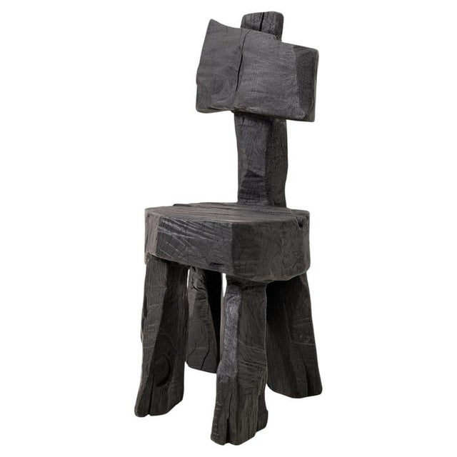 Brutalist Sculptural Chair by Logniture For Sale - Image 16 of 16