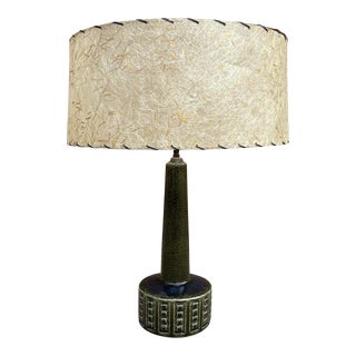 1960s Danish Mid-Century Green Palshus Table Lamp For Sale