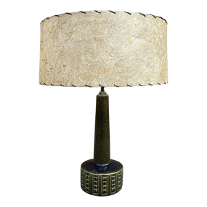1960s Danish Mid-Century Green Palshus Table Lamp